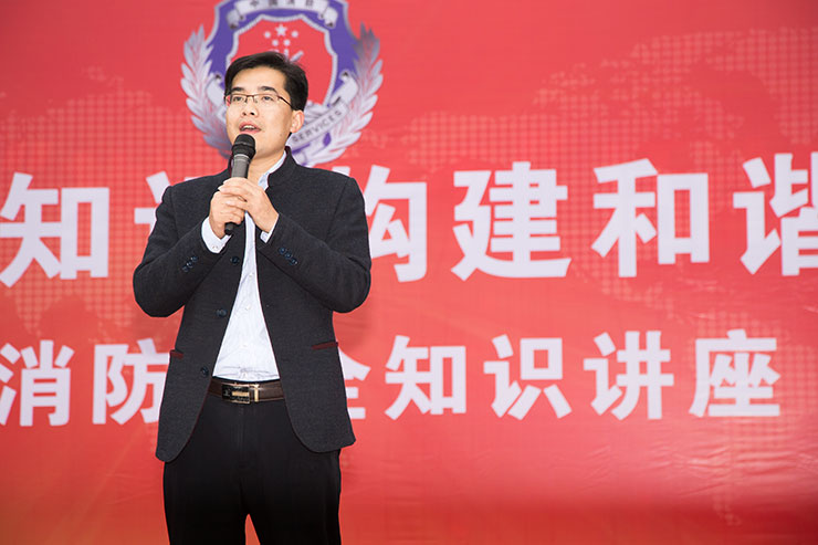 消防演練進校園，為新華學子撐好防護傘