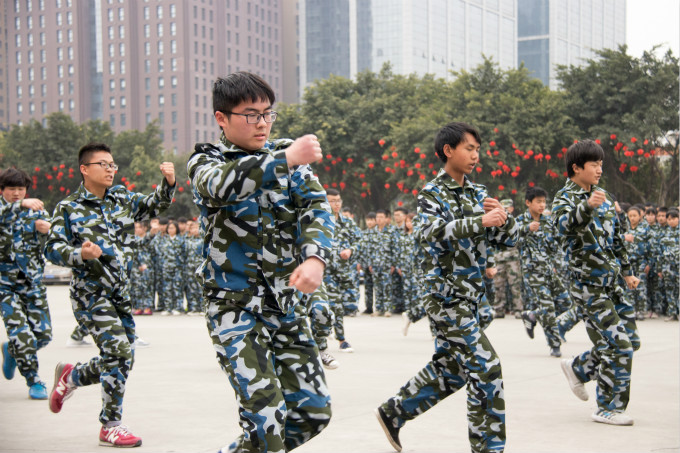 軍訓會操表演,青春與奮進的完美結合!